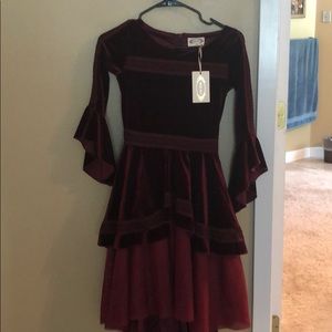 Joyfolie Ida cranberry dress